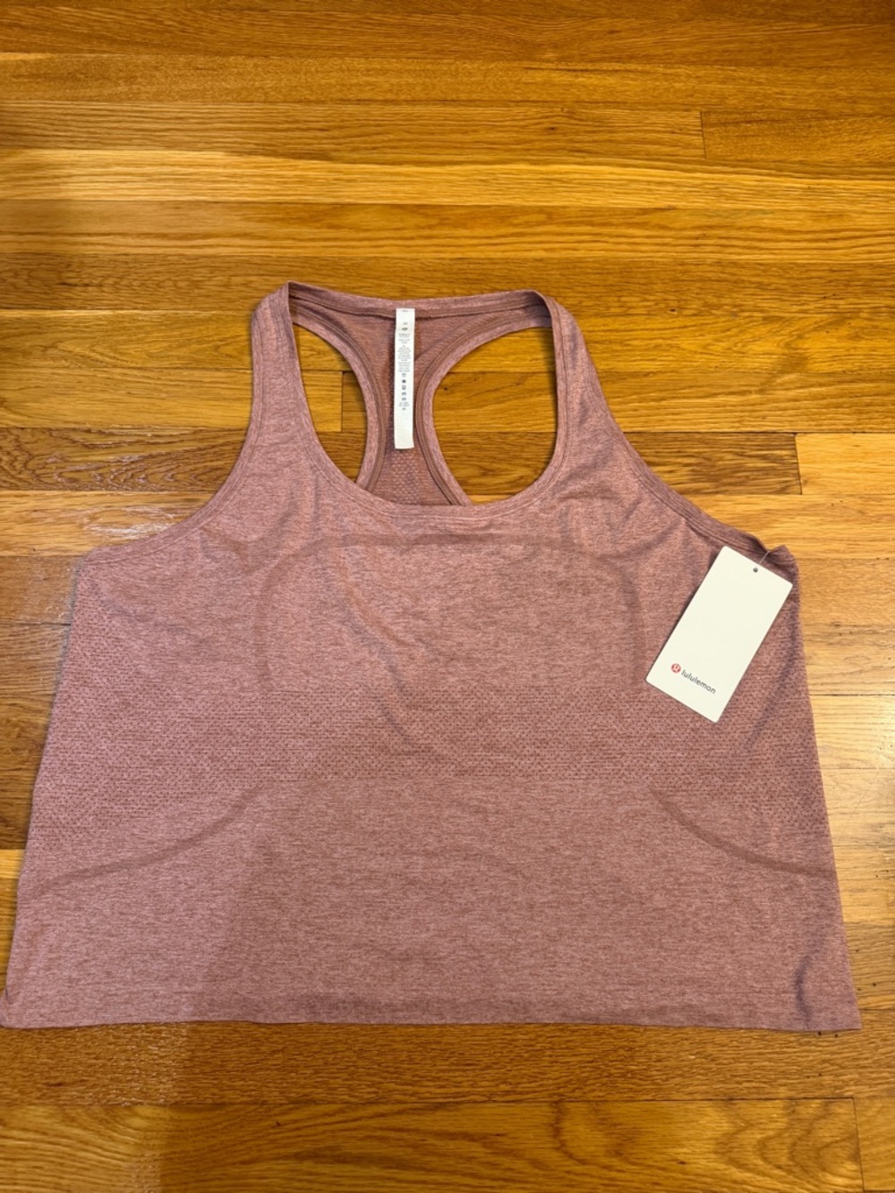 Lululemon Swiftly Tech Racerback Tank Top 2.0 *Race Spiced Chai/Pink - SZ 20 NWT